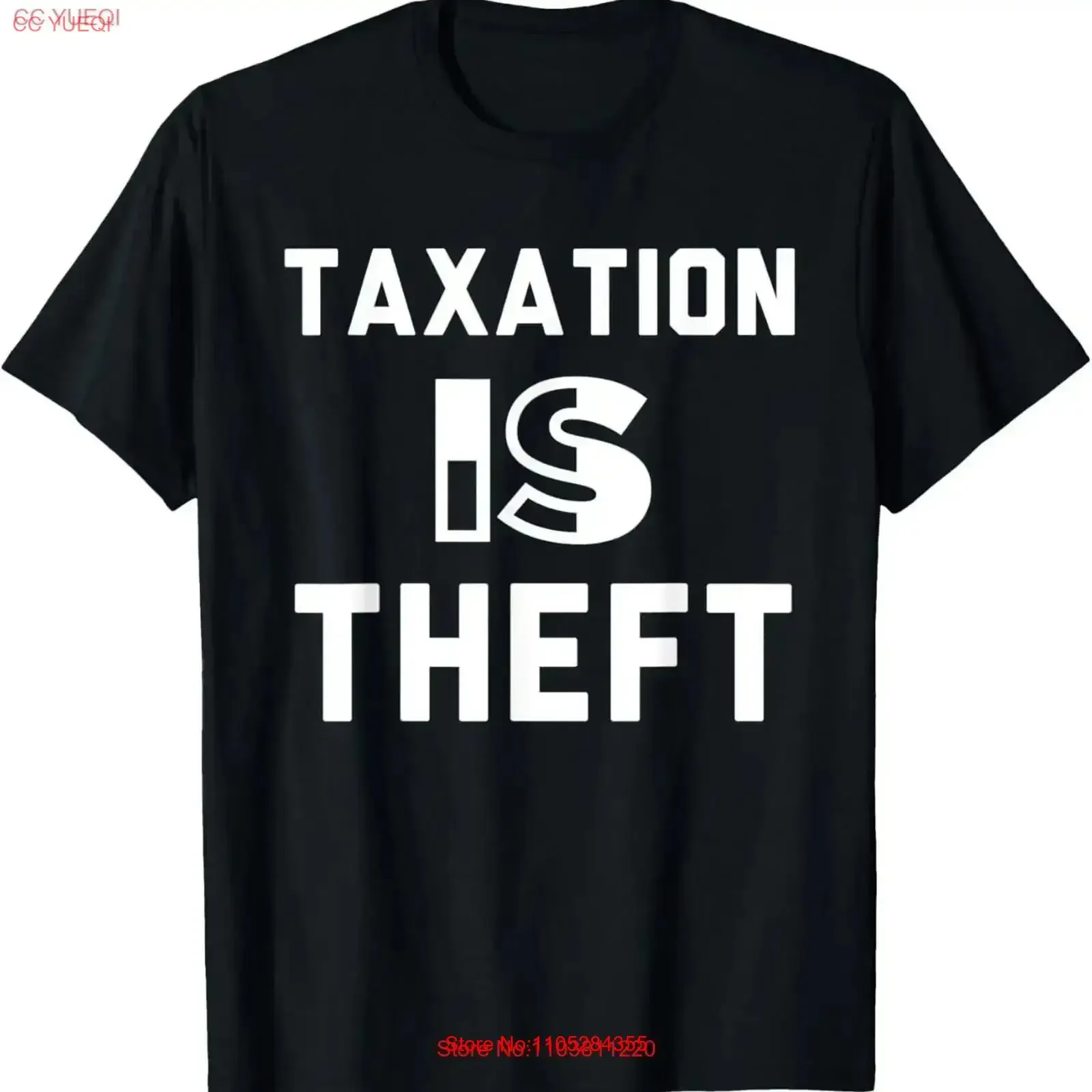 Taxation Is Theft T Shirt Funny Quote vintage Washed Versatile homme Breathable Stylish Top For Everyday Wear fashion vintage