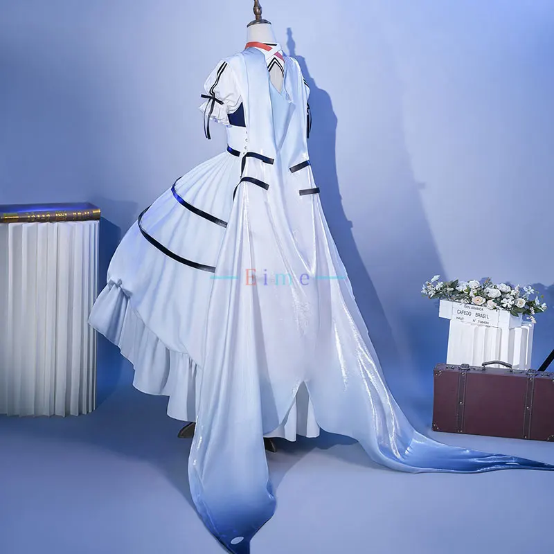 Jogo arknights cosplay astesia traje feminino lindo vestido de festa terno com chapéu manto halloween carnaval uniformes feitos sob encomenda