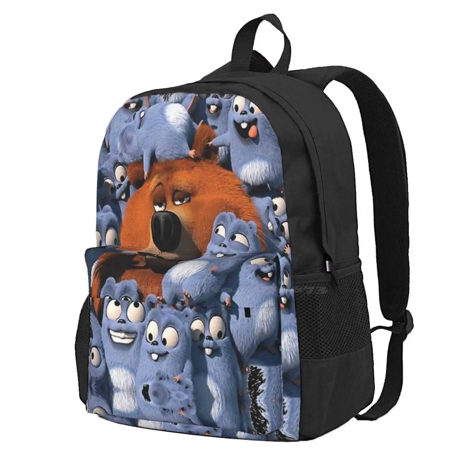 Happy Lemmings Tabodi And Grizzy Hot Sale Schoolbag Backpack Fashion Bags Grizzy And Lemmings Happy Grizzy And Lemmings Kids