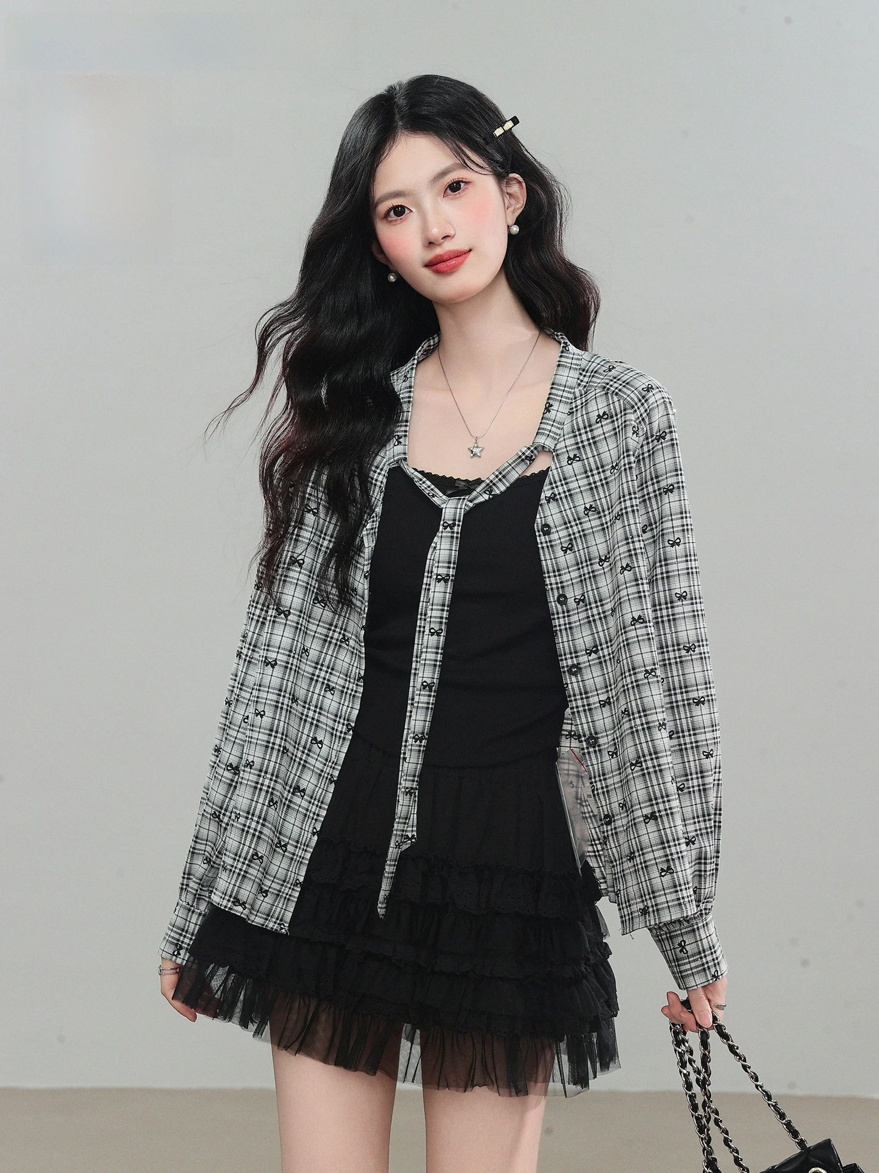 

Легкий комплект для защиты от солнца для женщин Lingjiu: летний дизайн, воротник-стойка, длинные рукава, свободный крой, полиэстер...