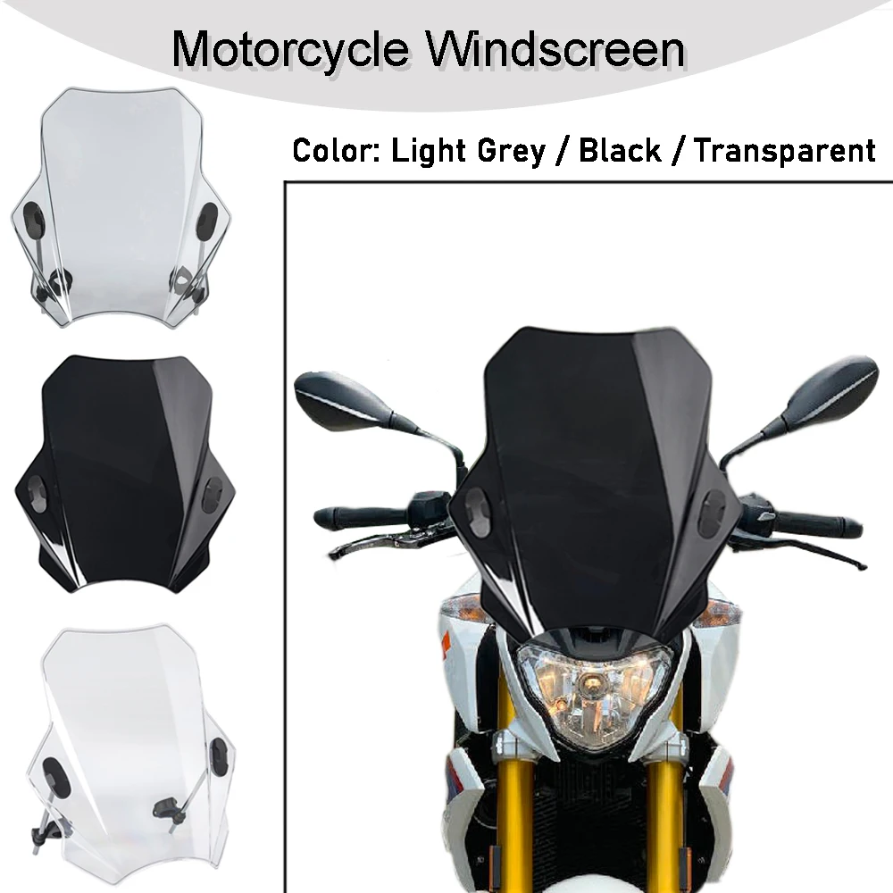 

For G310R R1150 F800R Universal Motorcycle Windscreen Windshield Covers Screen ,Smoke Lens ,Motorbikes Deflector