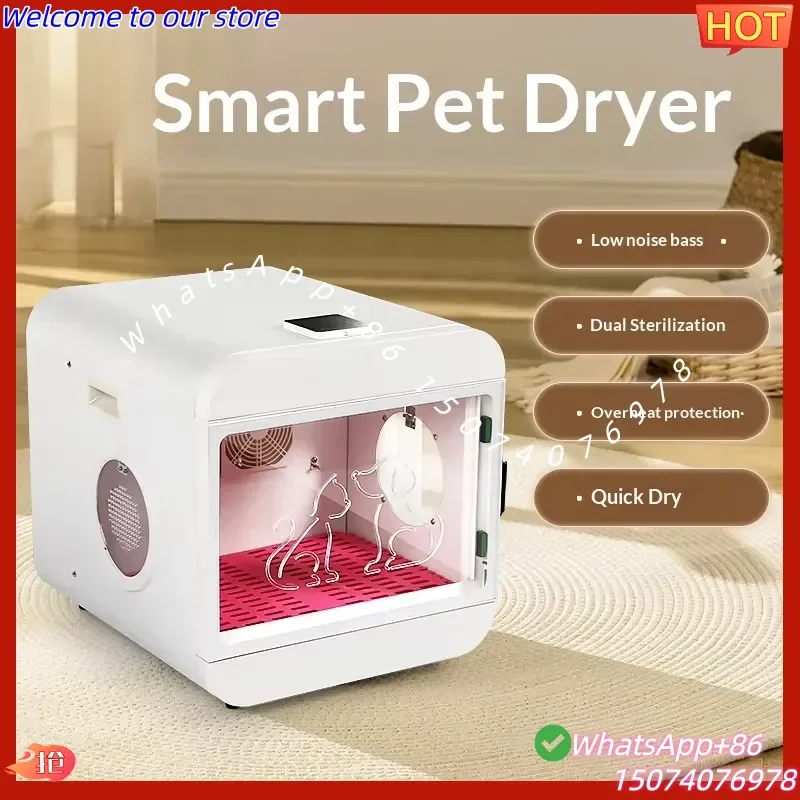 2026 Metal Box Silent Electric Blower Machine Quick Drying Overheat Protection for Bath Bathroom Pet Drying