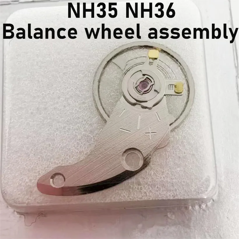 Watch Accessories Suitable For Japan NH35 NH36 Mechanical Movement Balance Wheel Clamp Plate Full Swing Assembly Repair Parts