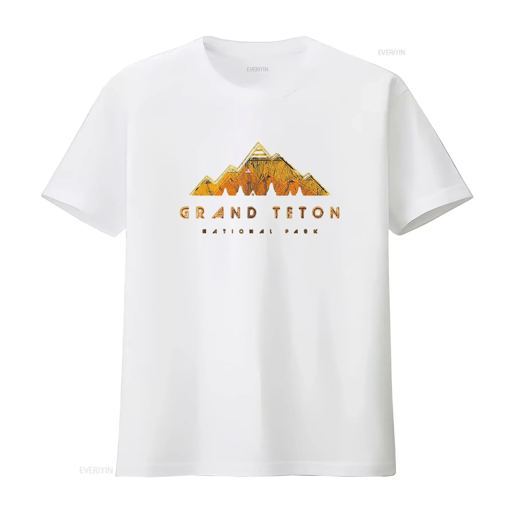 

Womens Grand Teton National Park Retro T Shirt vintage Washed streetwear Soft graphic designer clothes Slightly Stylish