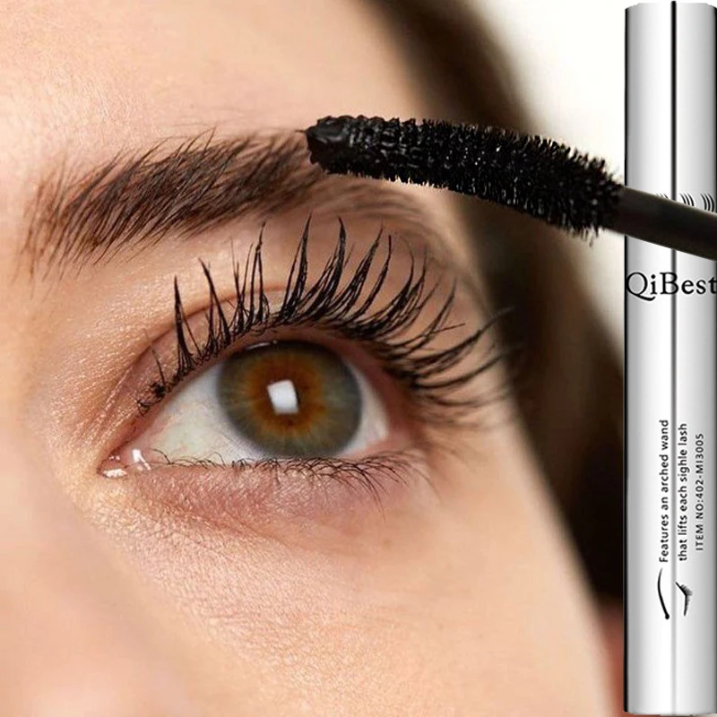 Mascara noir 4D waterproof pour les yeux, produit cosmétique pour les yeux, effet soyeux, allongement des cils, maquillage, volume, longue durée, 1 pièce