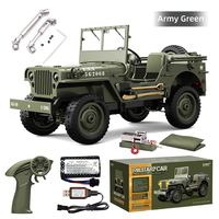 JJRC C8815 Rc Car 1941 JEEP WILLYS 2.4g 4wd RTR Crawler Climbing Scale Military Truck Offroad Vehicle Adult Toy Gift for Kids