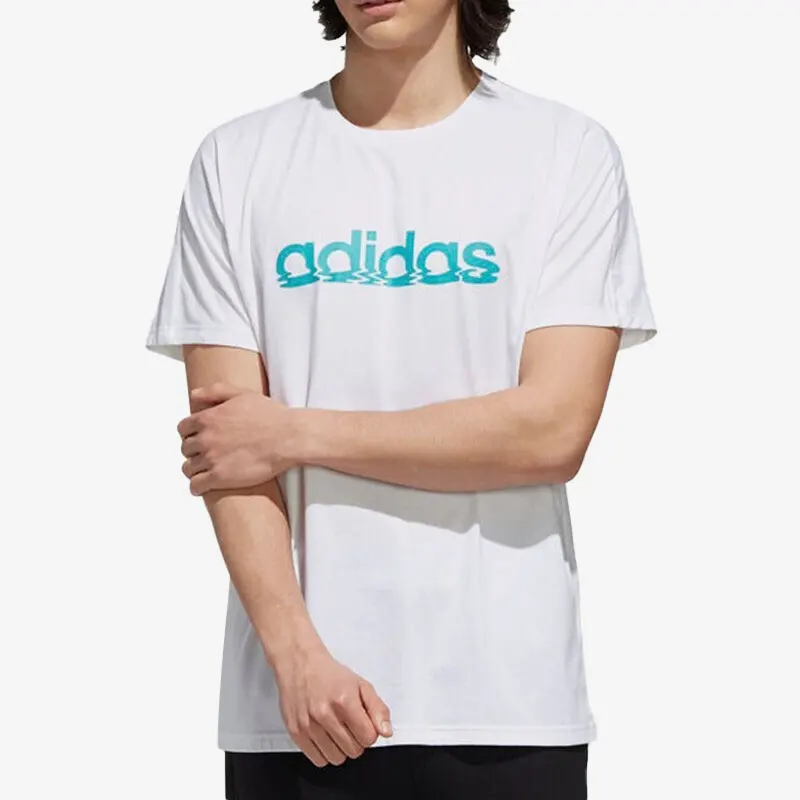 

Оригинальная мужская дышащая футболка Adidas Neo с круглым вырезом и короткими рукавами DW8189