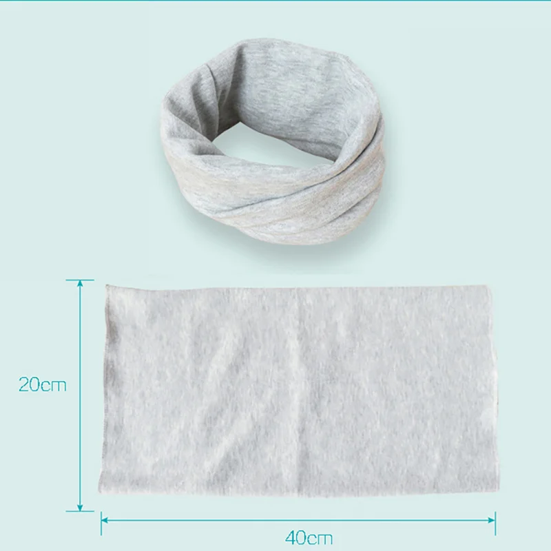 Bavoirs pull en coton pour bébé, écharpes pour enfants, col O Ring, foulard pour enfants, 100% coton, automne et hiver