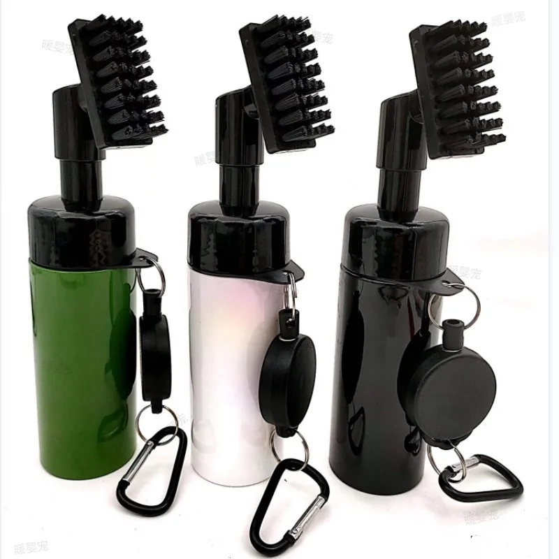 Golf Club Cleaner Tool Golf Brush Golf Club Cleaning Brush Golf Accessories Portable Groove Tube Cleaner Brush Spray Bottle