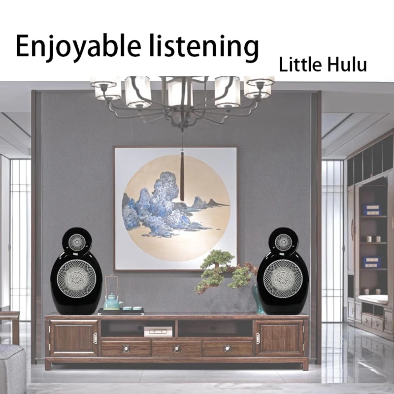 

Hearing No.2 Floor Speaker Bookshelf Speaker Wooden Case Active / Passive Battery Lossless