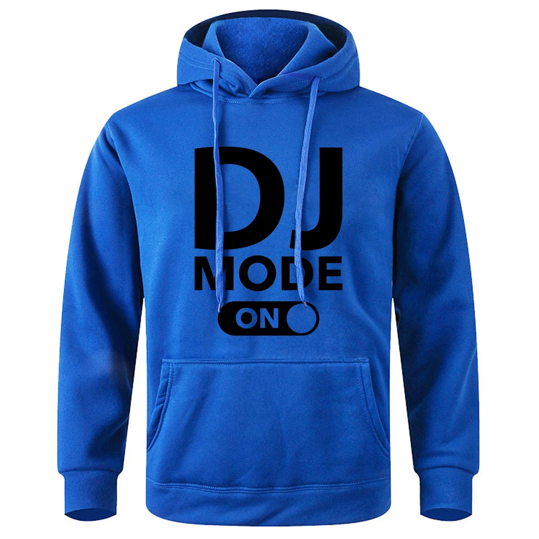 Dj Mode On Black Letter Printed Male Hooded Vintage Loose Sport Shirts Fashion Simple Sweatshirts Classic Daily Fleece Clothes