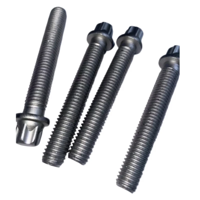 4pcs For BMW Crankshaft Pulley Bolts Kit M10x1.5MM 11238585220 Engines Accessories
