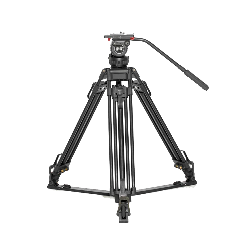 

Factory Supply Video Tripod Professional Heavy Duty Carbon Fiber Shooting Tripod with Fluid Head Carry Case for DSLR Camcorder