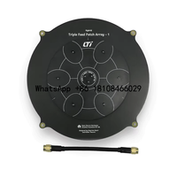 5.8GHz 150mm Triple Feed Patch Array 14dBi Gain SMA RP-SMA Male Port Image Transmitter Flat Panel Antenna FPV Racing Drone UAV
