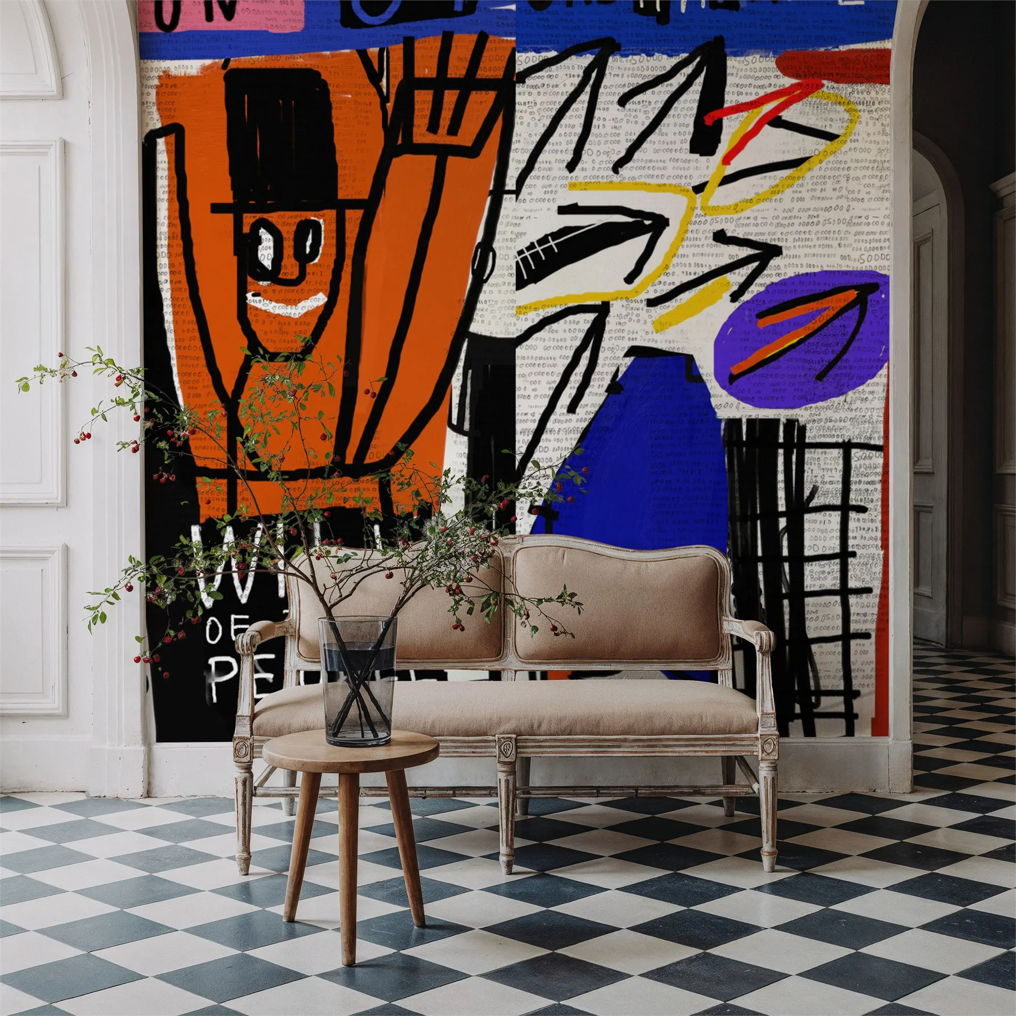 Power To The People Made to Measure Mural Wallpaper for Bedroom