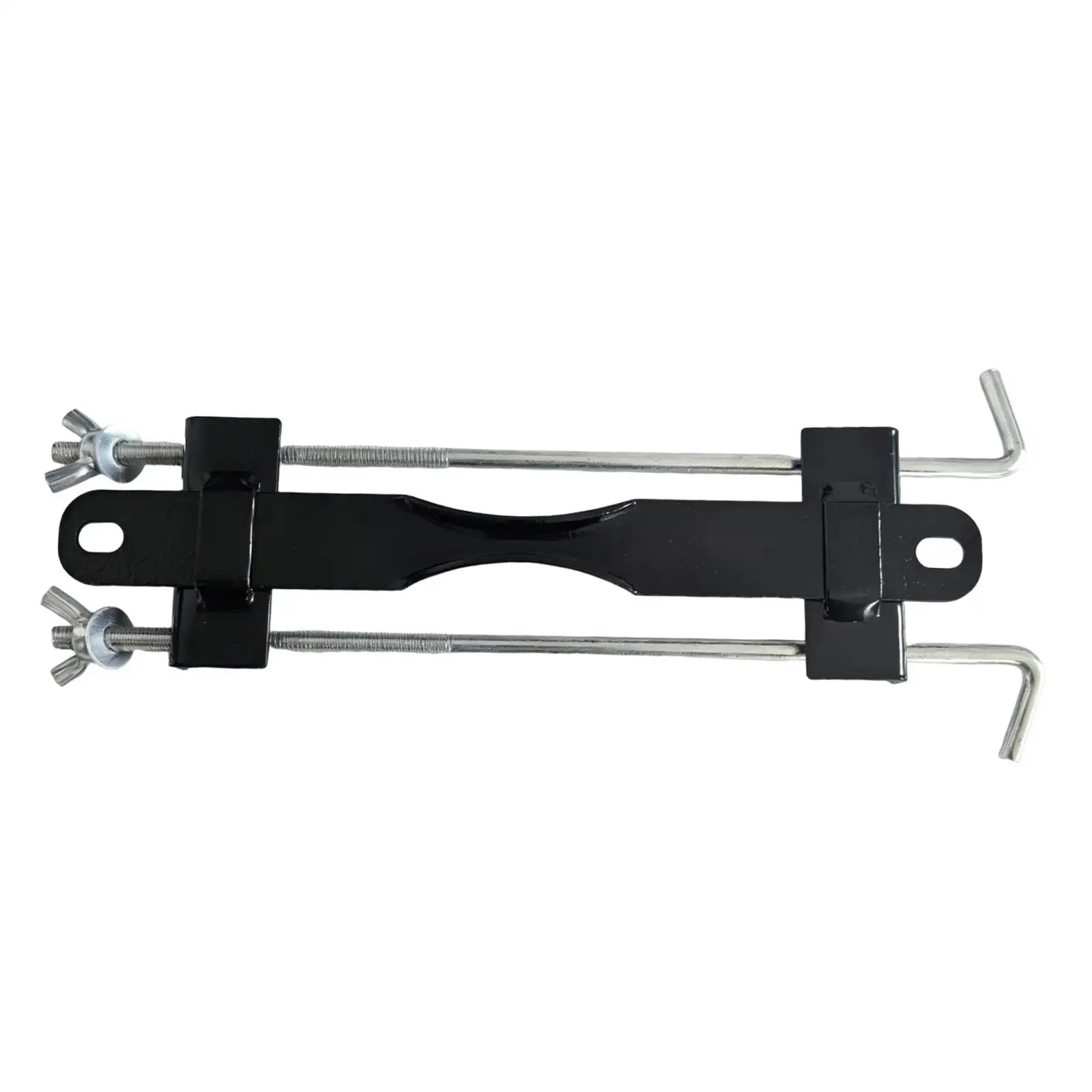 Iron Battery Hold Down Bolts Universal Car Battery Bracket Secure Clamp for Trucks Rvs and Motorcycles