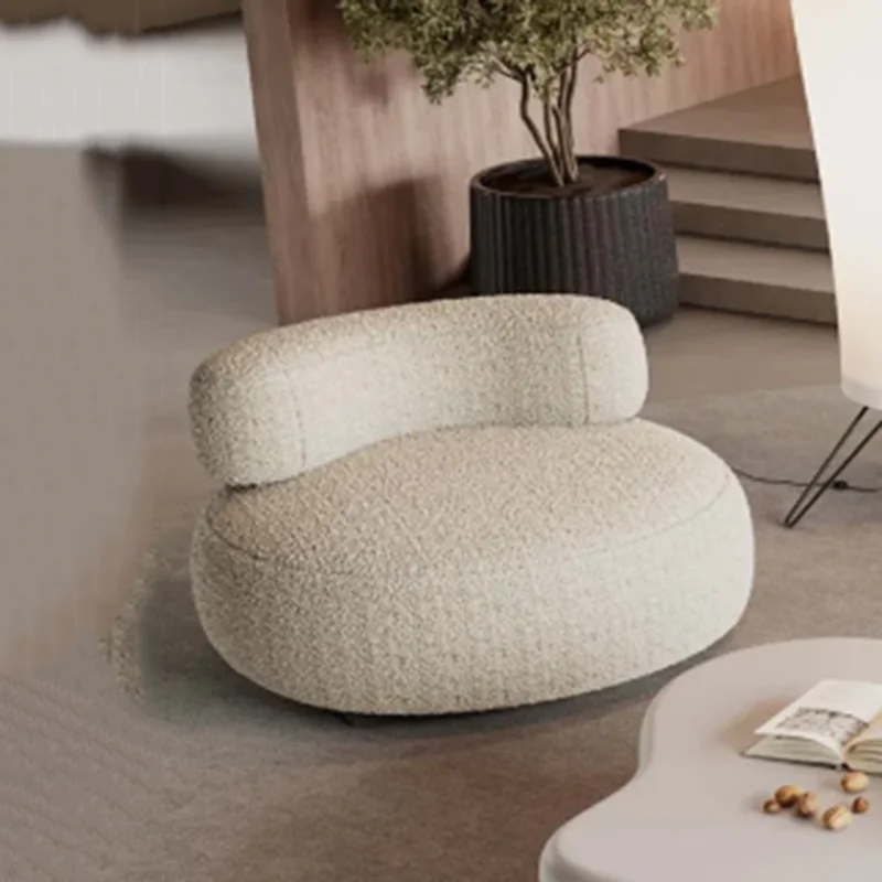 Moderno e minimalista sofá comprimido clássico apartamento único quartos sofá comprimido design preguiçoso tecido canapé móveis de salão de beleza