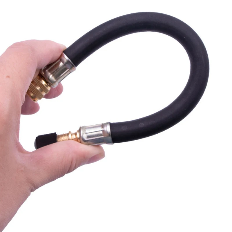 Various Braided Flexible Hose Tire Valve Inflatable Rubber Hose Steel Wire Car Wheels Tyre Valve Stems Extensions Tube Adapter