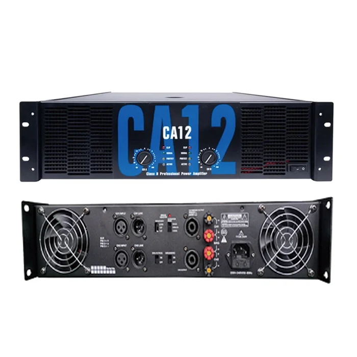 XIY Hot Selling CA12 1200 Watts Powerful Professional Digital Power Amplifier for Professional DJ Stage