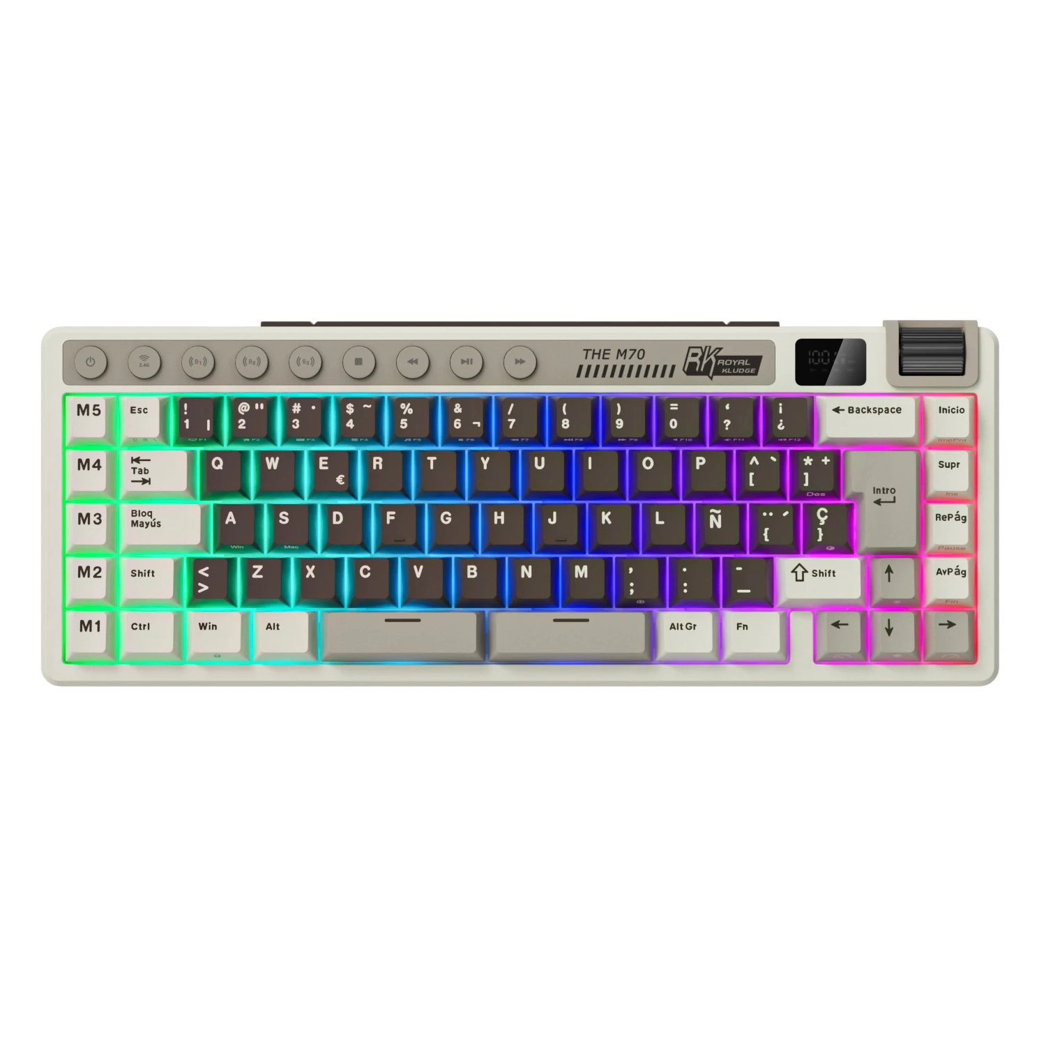 RK ROYAL KLUDGE M70 Customization Keys Gaming Keyboard Gasket