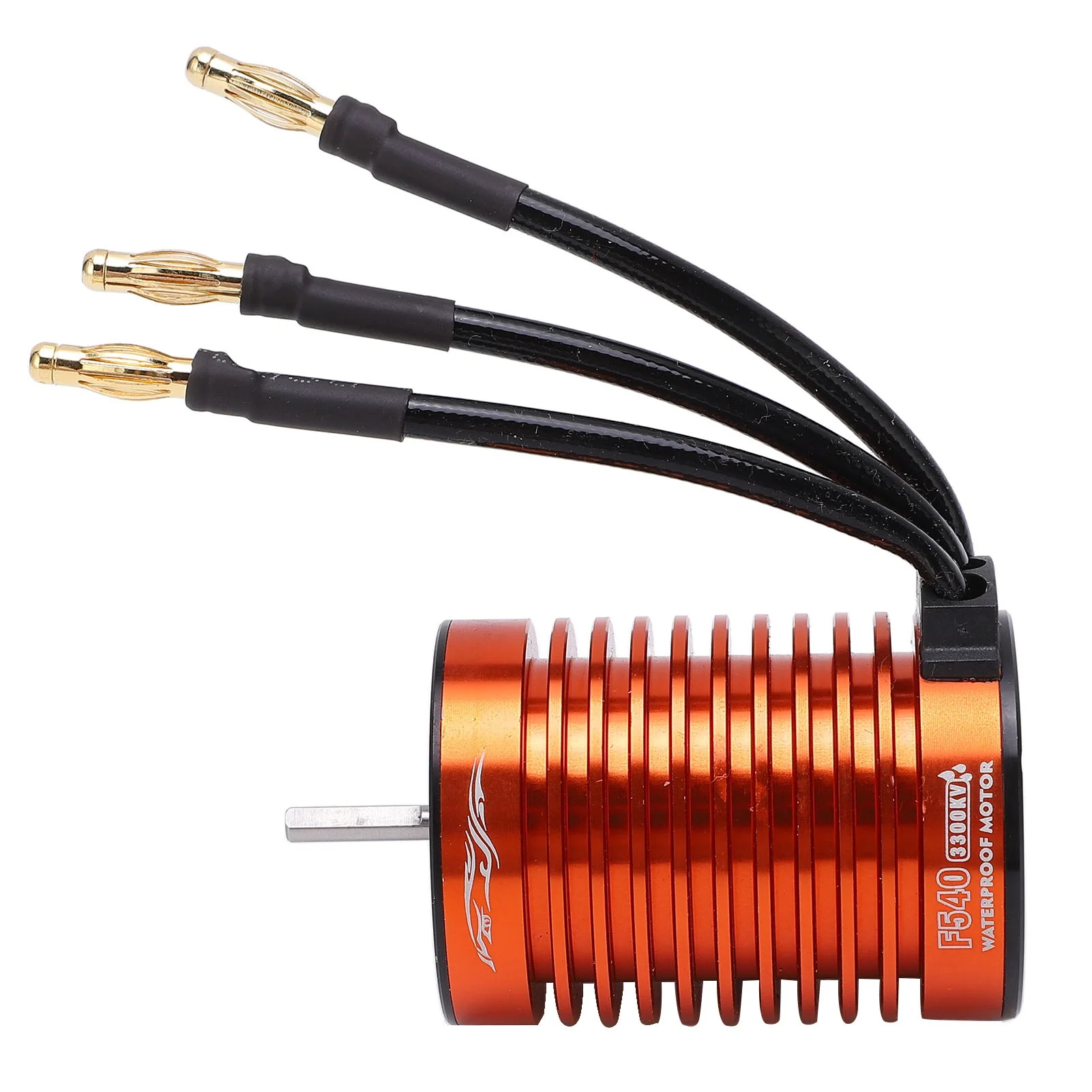 RC Brushless Motor F540 3300KV Waterproof Internal Rotation 4 Pole 12 Slot Sensorless 1/10 RC Car Brushless Motor