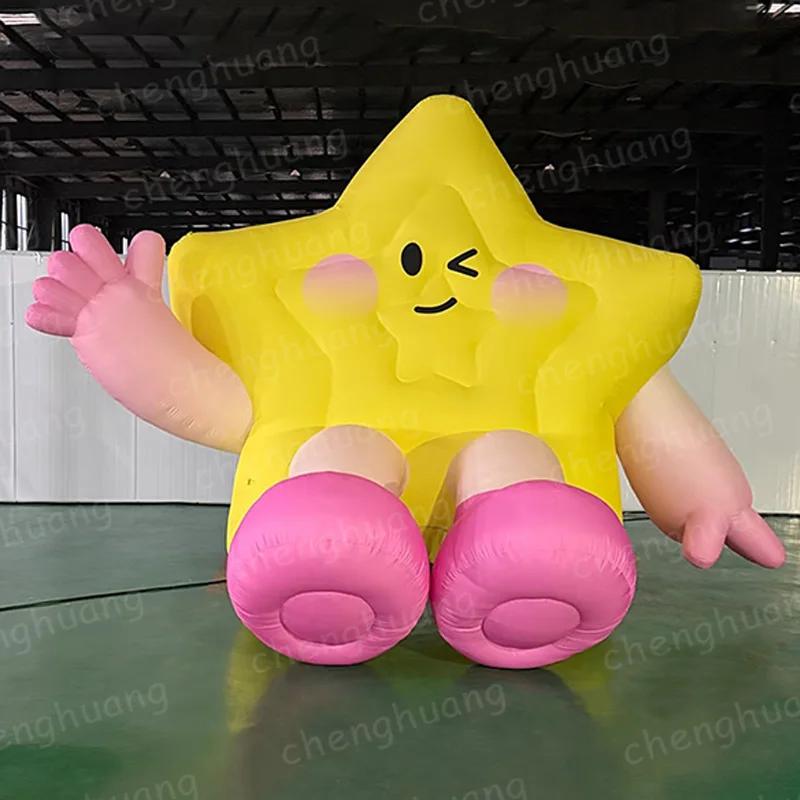 

Inflatable star baby doll, with blower, for outdoor grassland, shopping mall and square event decoration props