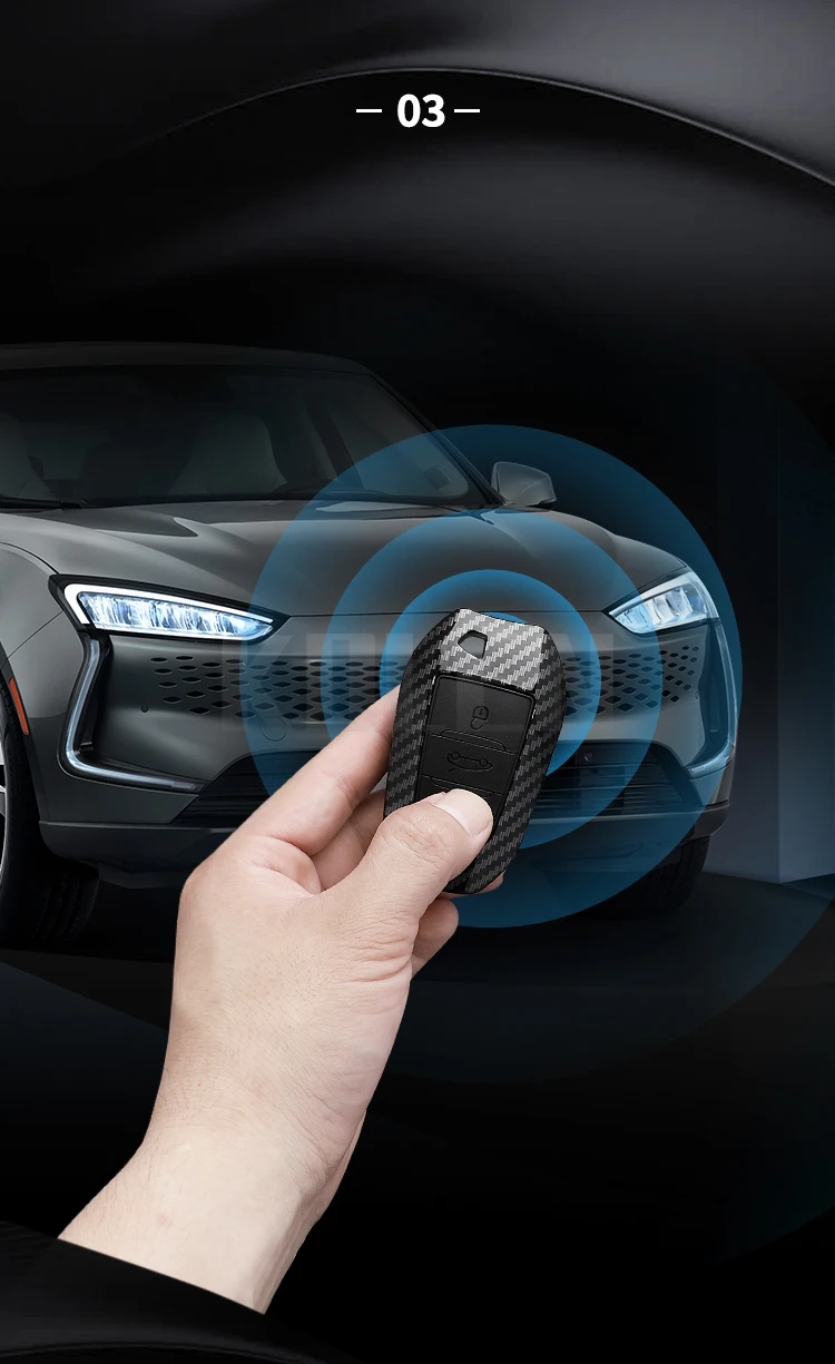 ABS Carbon Faser Auto Schlüssel Fall Abdeckung Für Peugeot 2008 3008 4008 5008 308 408 508 Citroen C1 C2 C4 C6 C3-XR Picasso Grand DS3 DS5 – Detail 6