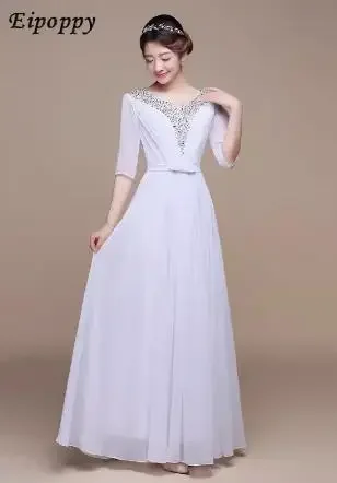 Traje De Desempenho De Coro Feminino, Vestido De Noite Do Anfitrião