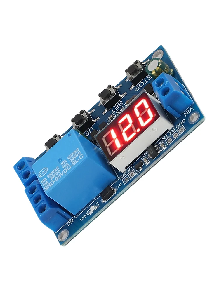 Battery Charge and Discharge Timer Module with Serial Communication and Signal Output for Monitoring and Controlling Equipment