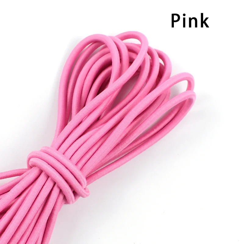 4mm Elastic Cords 5-50M for Hair & Sewing