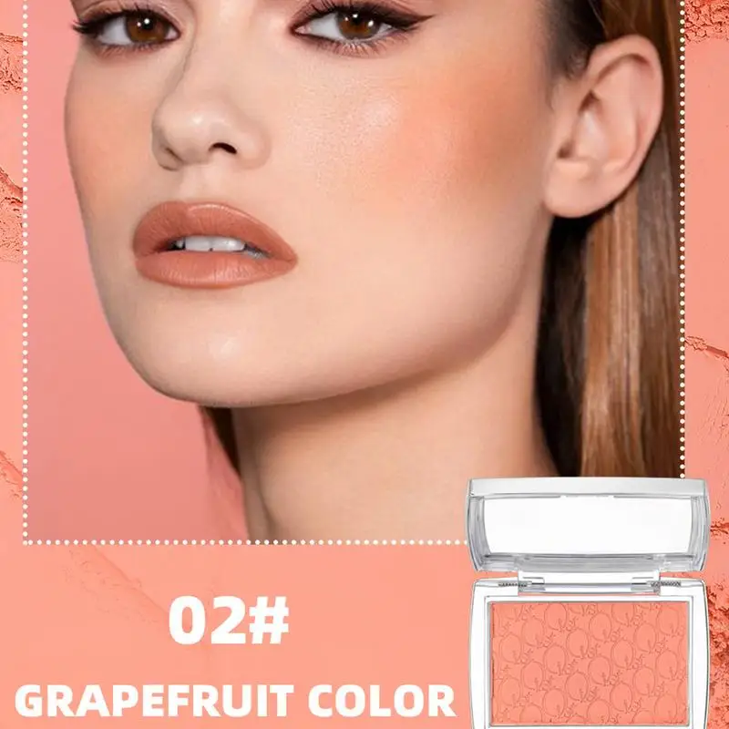 Makeup Blush Natural Radiance Blush Makeup Powder Instant Cheekbones Contouring Cruelty-Free Blush Makeup Powder For Girls Women