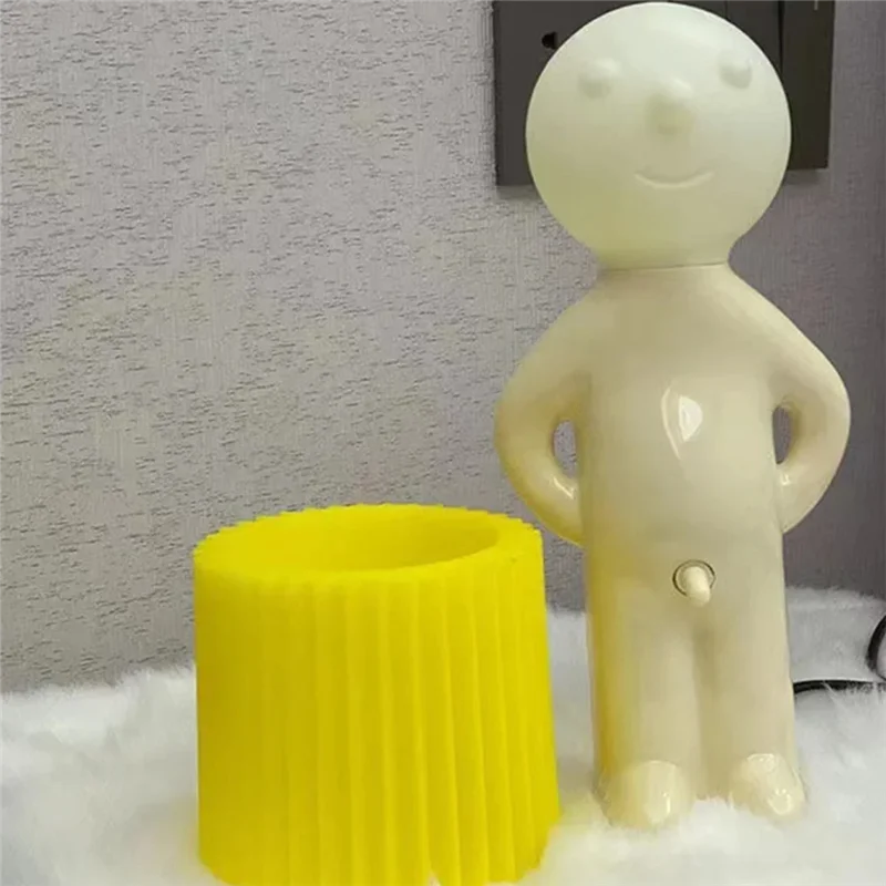 ABJN-Shy Man Lampe Nachtlicht Kleines Buch Lichter Tisch für Kinderzimmer Nachttisch Schreibtisch Dekoration Geschenk Zuhause Kleiner Junge US-Stecker