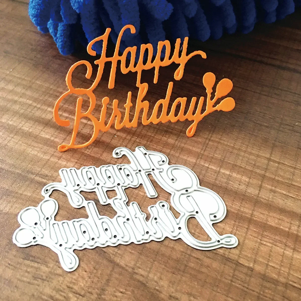 Metall Stanzformen Schablonen für DIY Scrapbooking Alles Gute zum Geburtstag Album Stempel Papier Karte Prägung Dekor Handwerk Messer Form