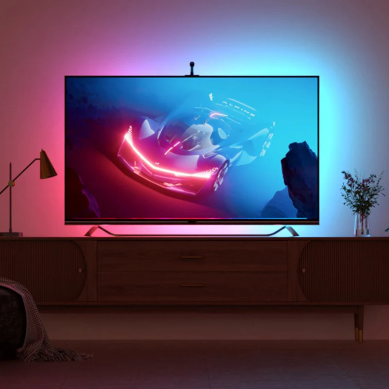 

Immersion TV Backlights With Camera Smart App Control TV Strip Light RGB Synchronization Ambient Led Strip Lamp Living Room