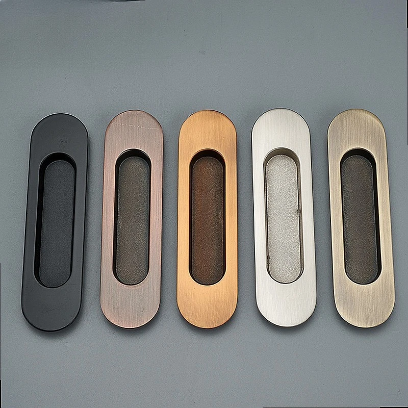Sliding Door Handle Groove Embedded Pull Handle Invisible Cabinet Wardrobe Drawer