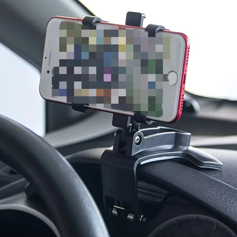1 Stück Auto-Handyhalterung, Armaturenbrett-Clip-Halterung, verstellbare horizontale und vertikale Handy-GPS-Navigationshalterung