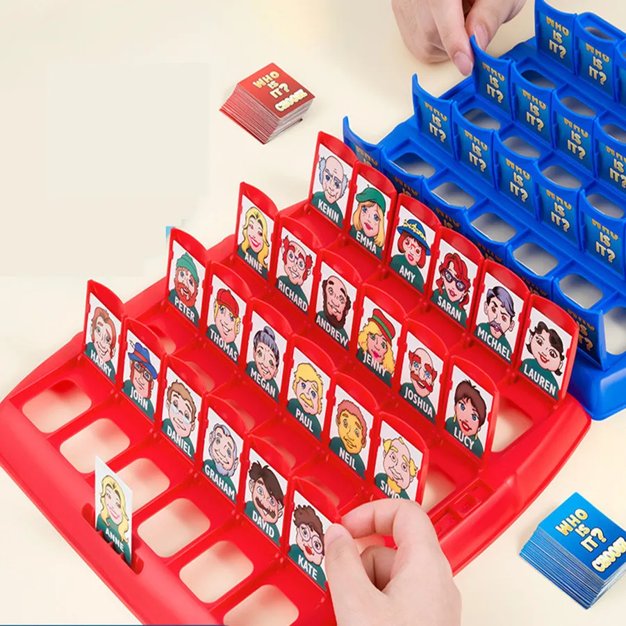 Guess who I am Board Game Parent-Child Interaction Toy Logical Reasoning Children's Puzzle Guess me you My Character Chessboard