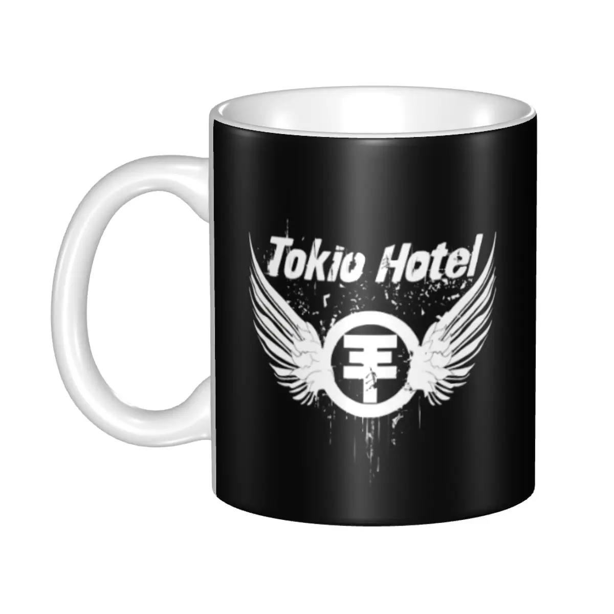 Tokio Hotel Rock Music Merch tazas de café novedad banda Logo Bill Kaulitz tazas de té regalo