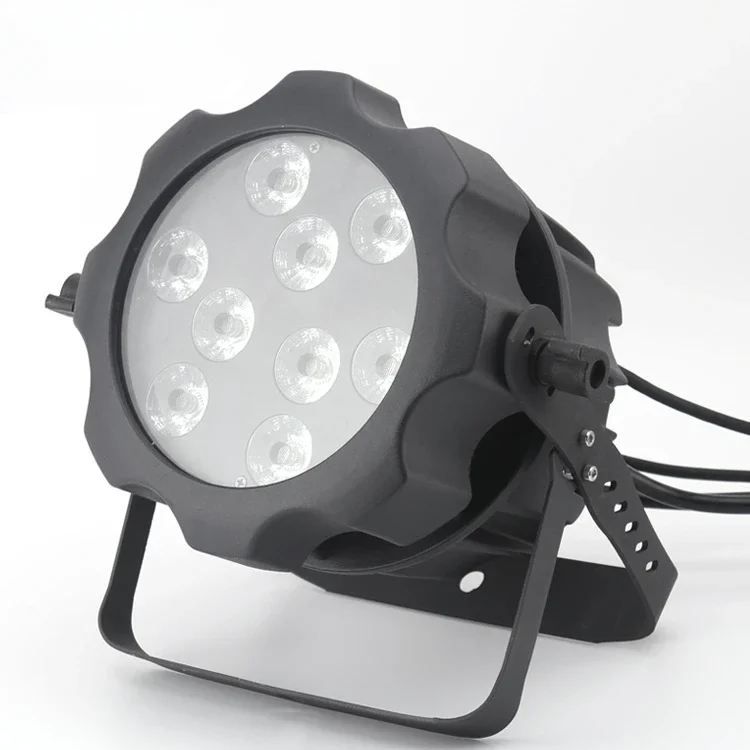 Stage Light IP65 9*18W RGBWA+UV 6in1 Waterproof DJ Wash Par Light Outdoor LED for Party Night Club