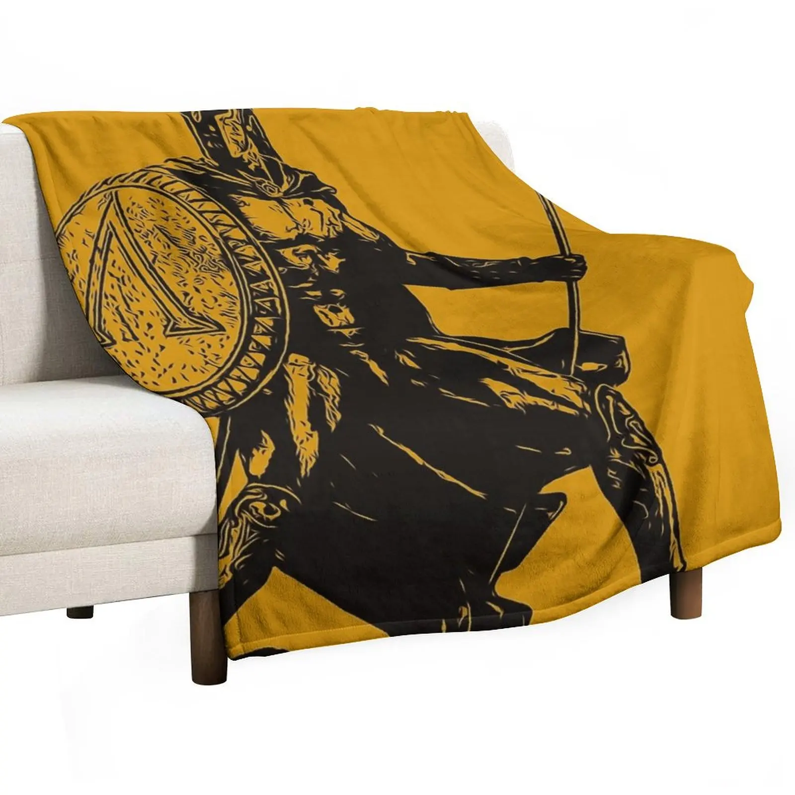 Spartan Warrior Throw Blanket sofa bed Thin Luxury Throw Soft Beds Blankets