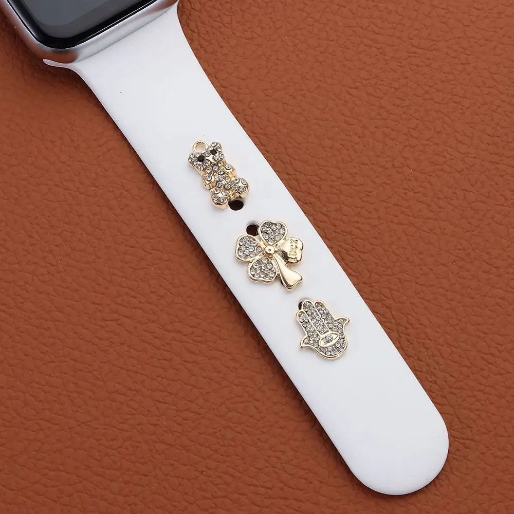 Brooch Bracelet Diamond Decorative Ring Wristbelt Charms Watch Band Ornament Strap Accessories