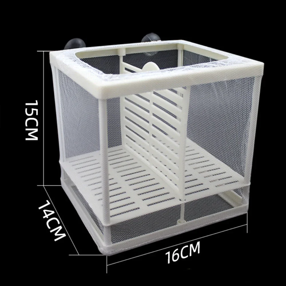 حوض السمك تربية الأسماك صندوق تربية الطفل الأسماك التفريخ عزل صافي صندوق خزان الأسماك معلقة حاضنة صندوق لوازم حوض السمك