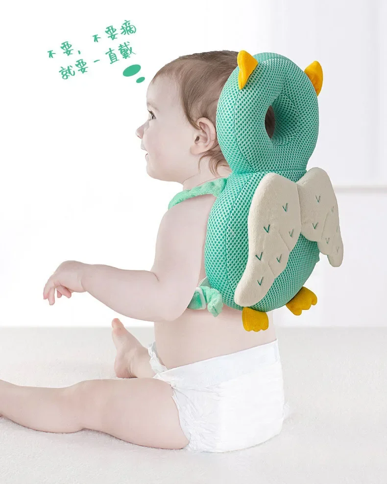 

Детская защитная подушка для головы для малышей, мягкая полипропиленовая хлопковая подушка для рюкзака с героями мультфильмов, детский защитный головной убор для детей