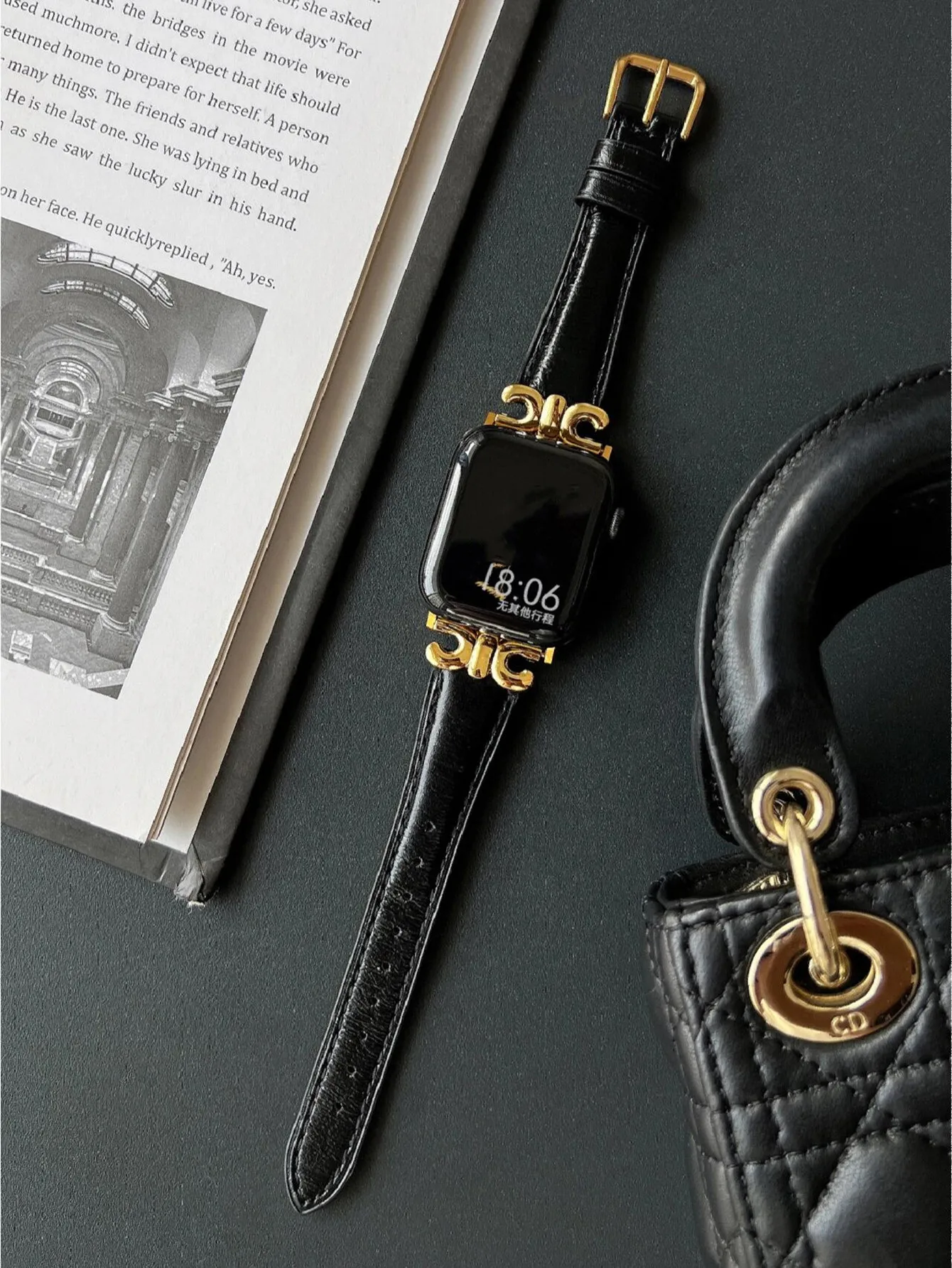 Elegante cinturino in pelle da donna per Apple Watch 10S 42/46mm cinturino per Iwatch 49Ultra 9 8 7 6 5 4 3 2 41/45mm 40/44mm