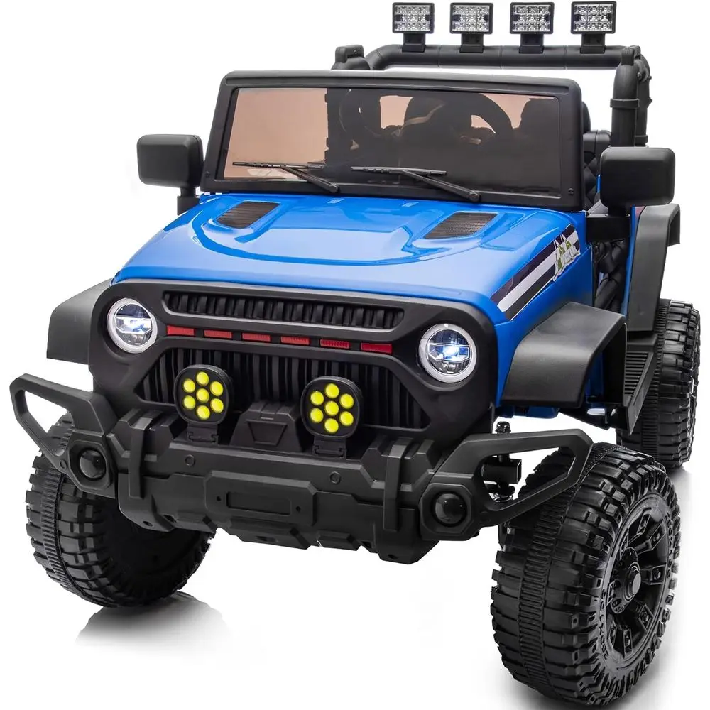 24V Kids Ride on Toy, Kids Electric Vehicles Car Ride on Car Truck for Toddlers 3-5 with Remote Control, 2x200W Motor - Blue