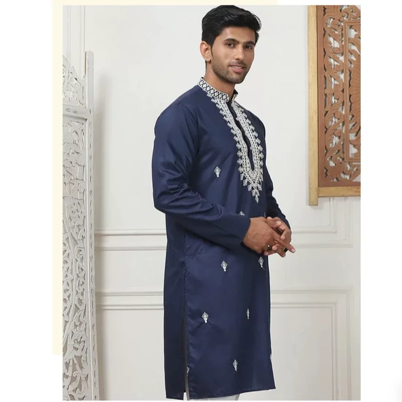 indian-ethnic-style-traditional-silk-embroidery-thin-top-men's-coat