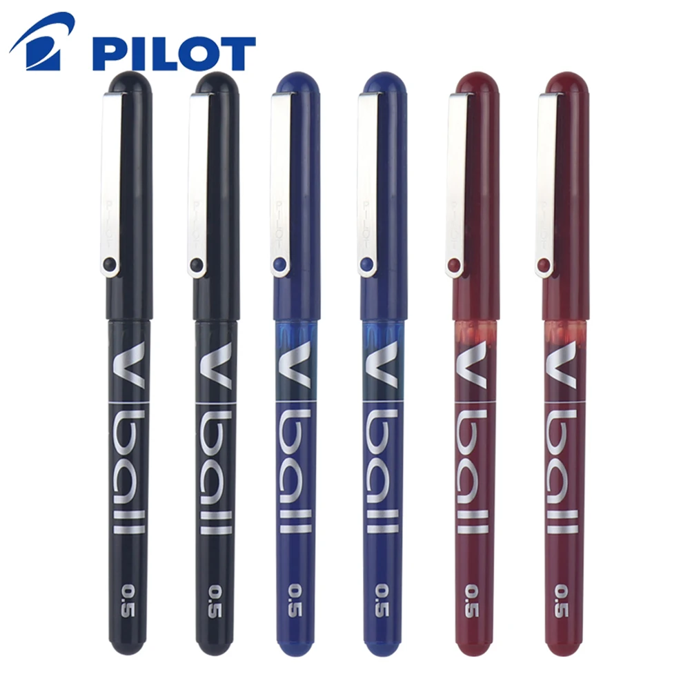 1pcs Japan PILOT BL-VB5 Gel Pen Direct Liquid High Capacity Ballpoint Pen 0.5mm Business Office Accessories School Stationery