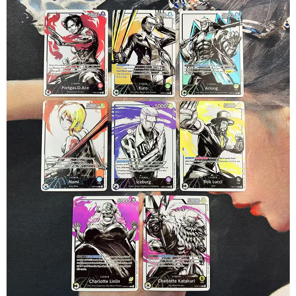 ONE PIECE Anime characters ami Trafalgar D Water Law DIY Homemade Collection card Christmas birthday gift Game toys