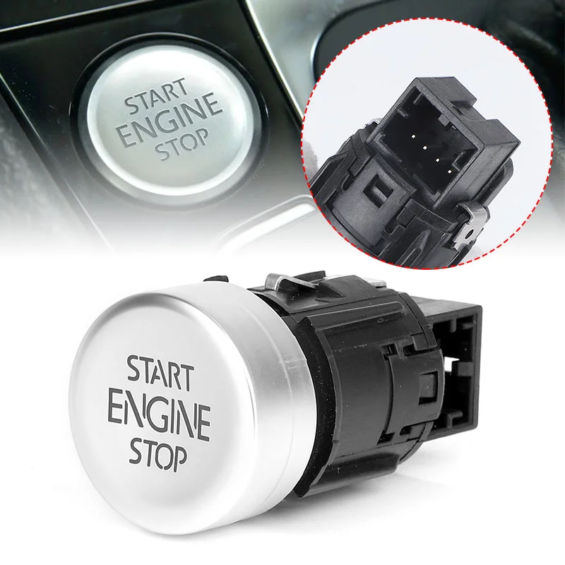Car KEY Start Stop Engine One-button Switch Button 5GG959839 For VW Golf 7 MK7 VII Keyless Start Switch Auto Parts 5GG 959 839