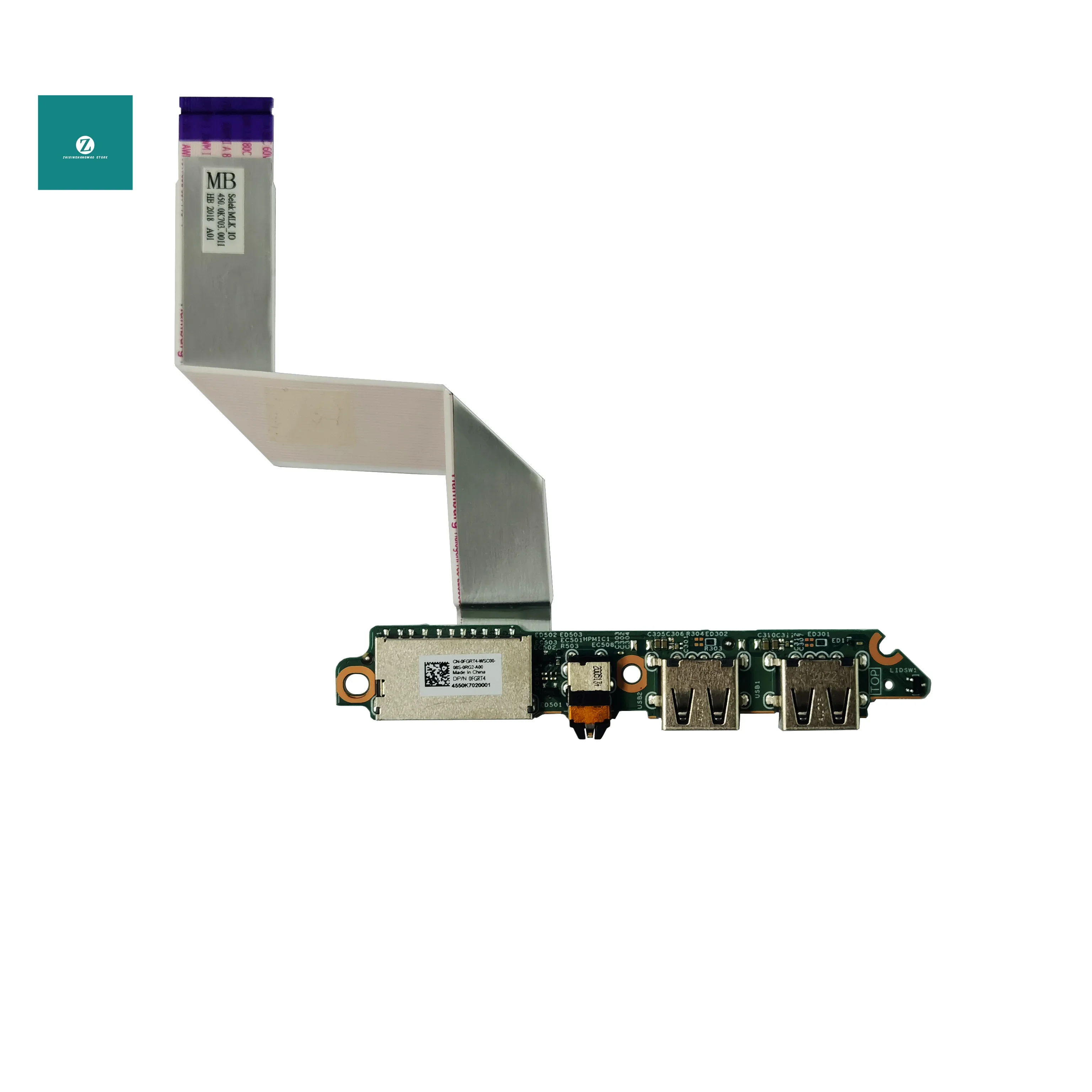 

FOR DELL G3 3590 3500 G5 5500 5505 USB CARD READER BOARD 0V75C6 52CHM FGRT4